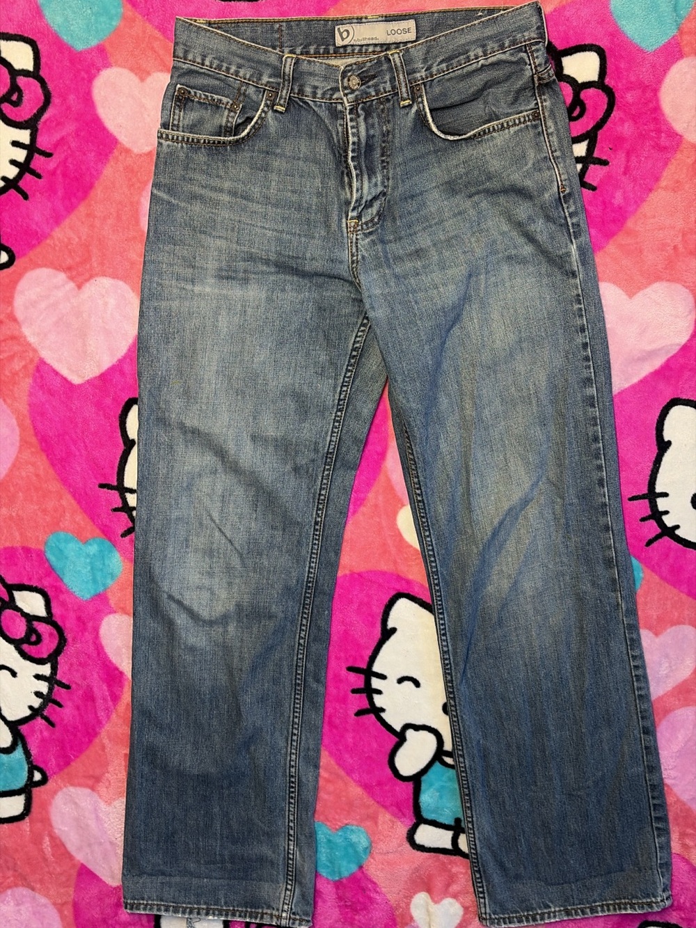 Bullhead Relaxed Fit Men’s Light Blue Jeans